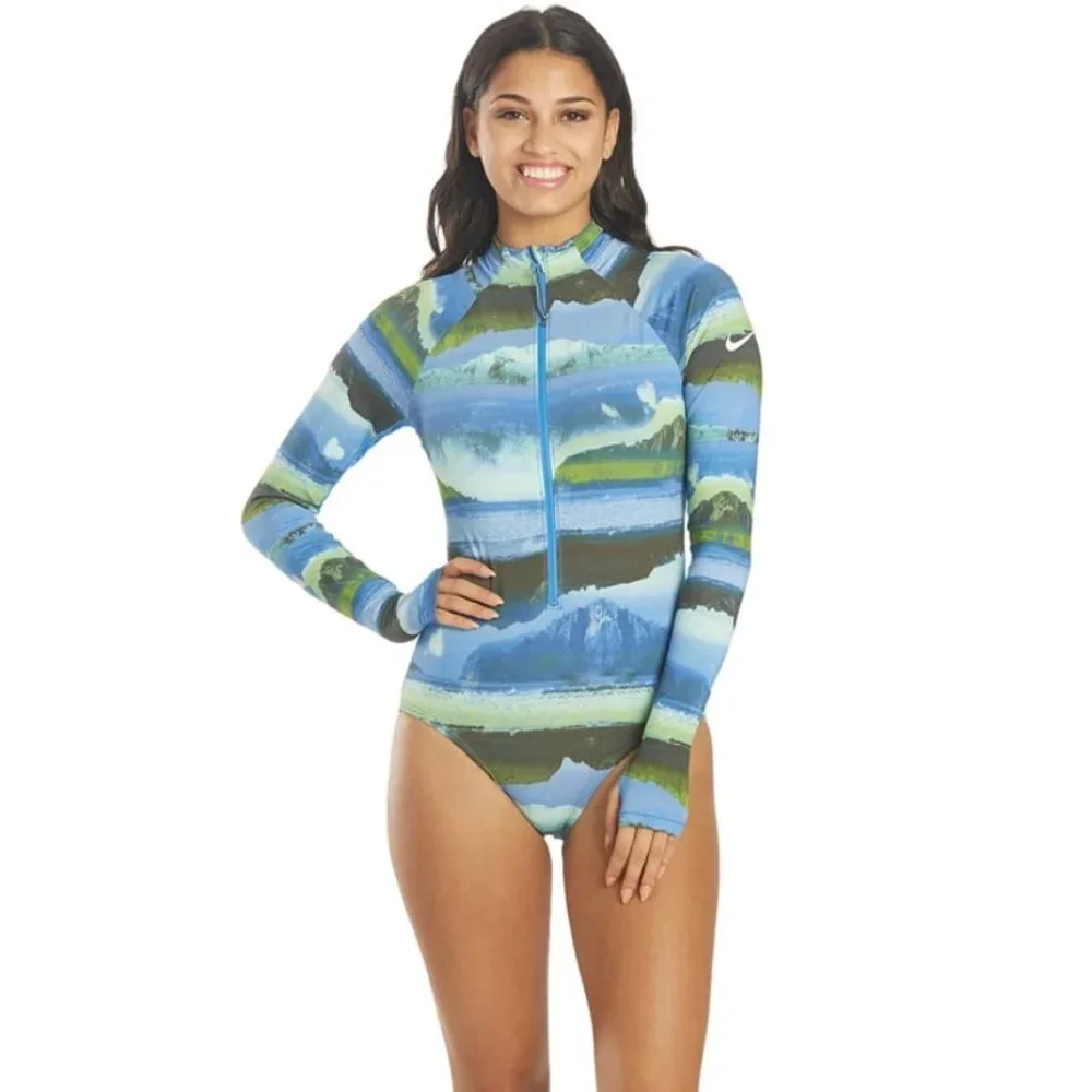 Nike Swim Adventure Long Sleeve One Piece
